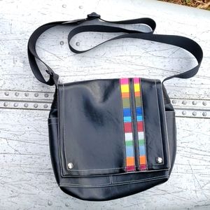 Rainbow stripe purse from Portland OR